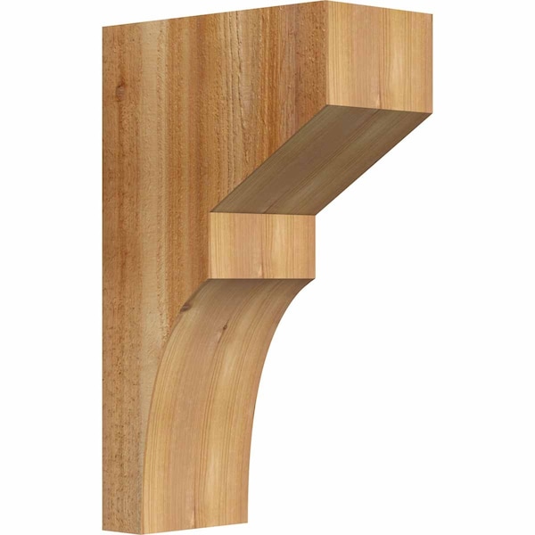 Ekena Millwork Monterey Rough Sawn Corbel, Western Red Cedar, 6"W x 12"D x 20"H COR06X12X20MON00RWR - main